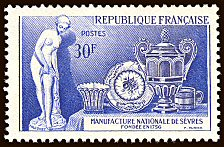 Image du timbre Manufacture Nationale de Sèvres-Fondée en 1756