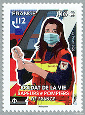 Image du timbre Soldat de la vie