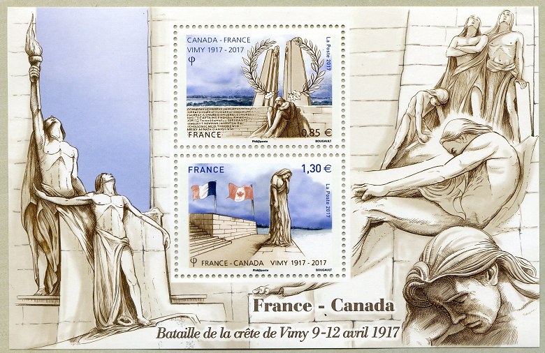 Image du timbre Bataille de la Crête de Vimy 1917-2017