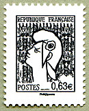Image du timbre Marianne de Cocteau