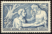 Image du timbre La France aide les pauvres