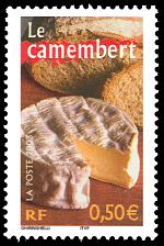Image du timbre Le camembert