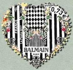 Image du timbre Le cœur de Balmain autoadhésif à 0,73 €