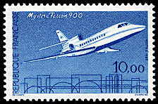 Image du timbre Mystère Falcon 900