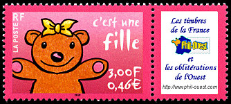 Image du timbre C'est une fille