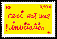 Image du timbre Ceci est une invitation