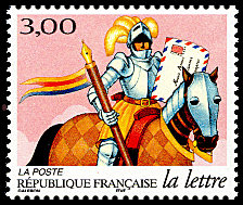 Image du timbre Chevalier