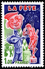 Image du timbre La fête