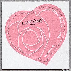 Image du timbre Cœur autoadésif Lancôme Paris à 1,29 €