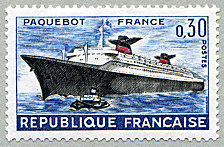 Image du timbre Le paquebot France