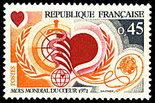 Image du timbre Mois mondial du cœur