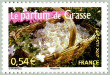 Image du timbre Le parfum de Grasse