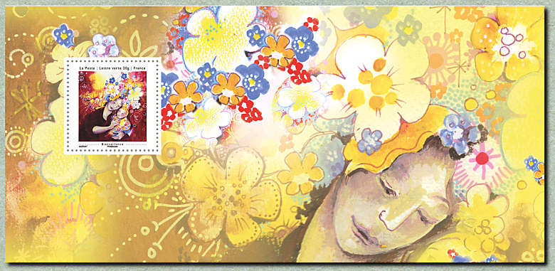 Image du timbre Souvenir philatélique «Les petits bonheurs» Bienveillance