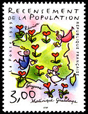 Image du timbre Recensement de la population