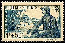 Image du timbre Pour nos soldats 1F
