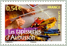 Image du timbre Les tapisseries d'Aubusson