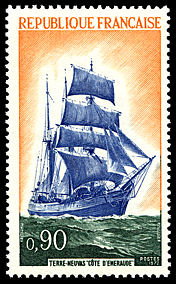 Image du timbre Terre Neuvas «Côte d´Émeraude»