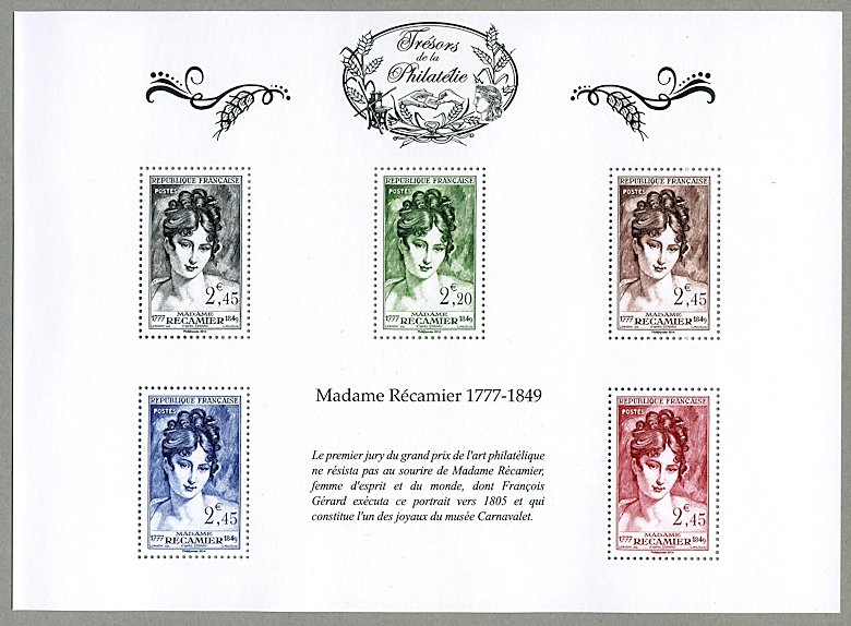 Feuille 7 - Madame Récamier - 1777-1849