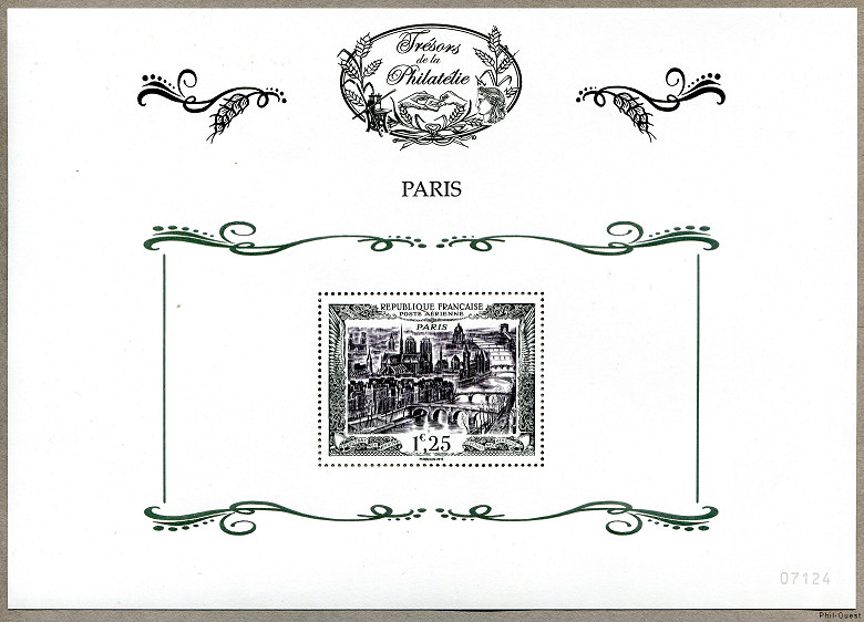Image du timbre Vue aérienne de Paris