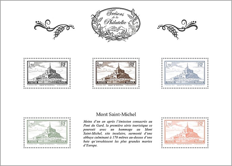Image du timbre Mont Saint-Michel