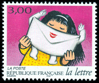 Image du timbre 5 - Réception de la lettre