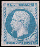 Napoléon III  20c bleu