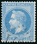 Napoléon III 20 c bleu type I