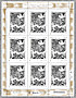La feuille de 9 timbres EUROPA 2022