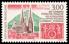 Image du timbre Clermont Ferrand