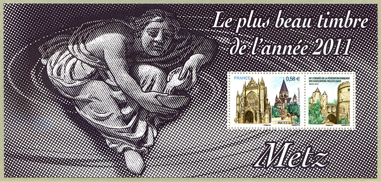 Metz - Le plus beau timbre de l´année 2011