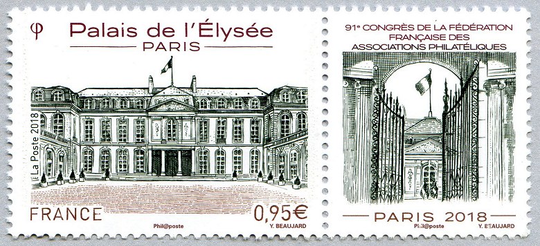 Image du timbre Palais de l'Élysée - Paris