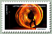 Image du timbre Le spectacle