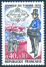 Journée du timbre 1970<BR>Facteur de ville vers 1830