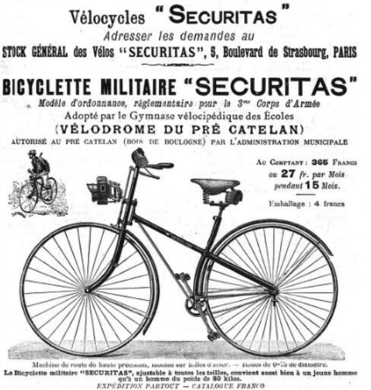 La bicyclette Securitas