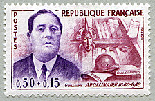 Image du timbre Guillaume Apollinaire 1880-1918