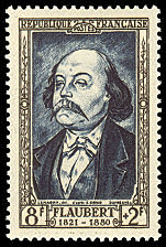 Image du timbre Gustave Flaubert 1821-1880