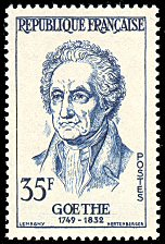 Image du timbre Goethe (1749-1832)