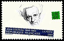 Image du timbre Jean Cocteau 1889-1963
