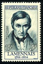 Image du timbre Félicité Robert de Lamennais 1782-1854
