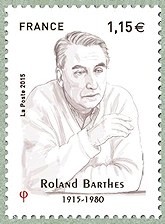 Image du timbre Roland Barthes 1915-1980