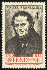 Image du timbre Stendhal 1783-1842