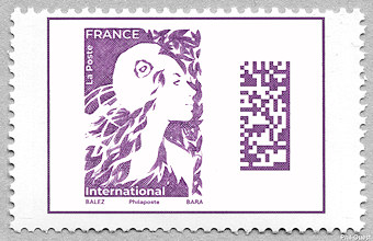 Image du timbre Lettre prioritaire  pour le monde jusqu'à 20g