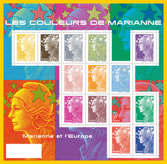 Image du timbre Les couleurs de Marianne
