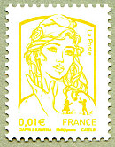 Image du timbre Marianne de Ciappa et Kawena 0,01 euro