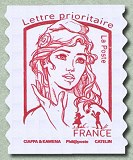 Image du timbre Marianne de Ciappa et Kawena-Lettre prioritaire jusqu'à 20g  - Timbre autoadhésif