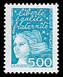 Marianne de Luquet 5 F bleu-vert