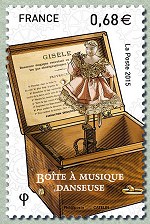 Image du timbre La boîte à musique danseuse