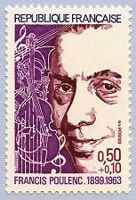Image du timbre Francis Poulenc 1899-1963