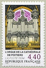 L´orgue de la cathédrale de Poitiers