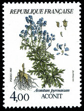 Image du timbre Aconit - aconitum pyrenaicum